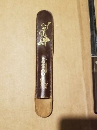 Vintage Cutco Sherlock Knife Leather Sheaf 8 1/2 " Long
