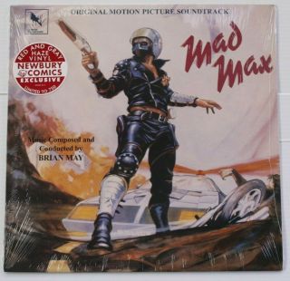 Mad Max Soundtrack - Brian May Lp Red & Grey Haze Coloured Vinyl