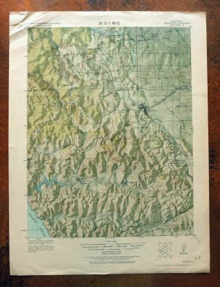 Sebastopol California Antique Military Army Corp Of Engineers Topo Map 1915