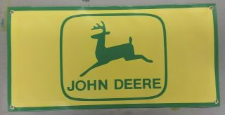 John Deere Banner - 24 " X 12 "