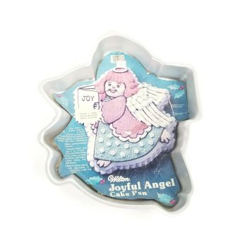 Wilton Cake Pan Joyful Angel Holiday Christmas Angel 502 - 4246 1983