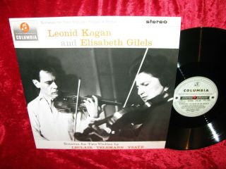 1964 Uk Nm,  Looks Unplayed Sax 2531 Ed1 Reissue Leonid Kogan And Elisabeth Gile