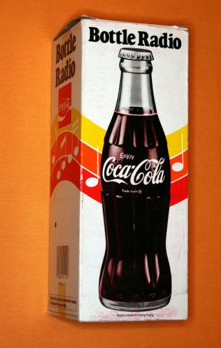Vintage Coca Cola Bottle Am Radio Coke - Great