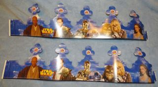 Star Wars Burger King Crowns Padme Amidala Yoda Obi Wan Chewbacca C - 3p0 R2 - D2,