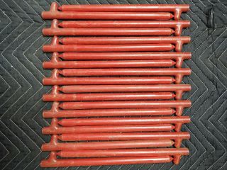 10 Heavy Duty 12 " Steel Red Mgpts Military Army Tent Antenna Stakes Pins