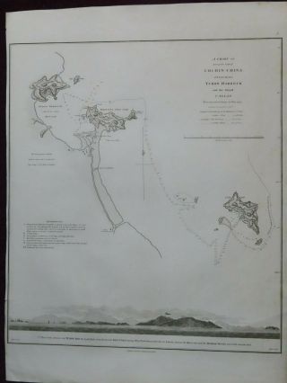 1796 Staunton Embassy To China - Vietnam Cochin China With Turon Harbour Callao