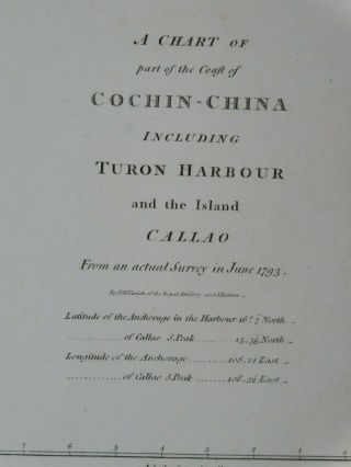 1796 STAUNTON EMBASSY TO CHINA - VIETNAM COCHIN CHINA WITH TURON HARBOUR CALLAO 2