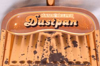 Vintage Handy Helper Copper Dust Pan J.  V.  Reed Metal Rustic Mid Century