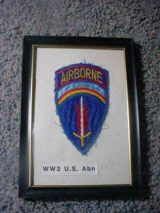 Shaef US Army Headquarters Europe Airborne Patch Paratrooper WW2n 3