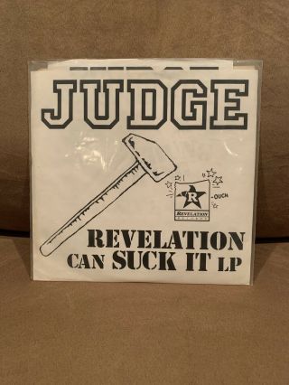 Judge Revelation Can Suck It White Vinyl Nyhc Youth Of Today Chung King