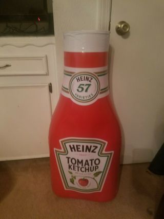 Heinz Inflatable Ketchup Bottle Collectible