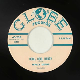 Rockabilly 45 - Wally Deane - Cool,  Cool Daddy - Globe - Mp3