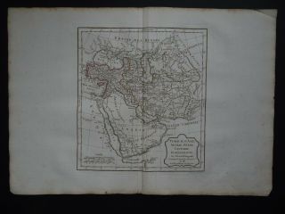 1795 Vaugondy Atlas Map Turkey - Arabia - Persia - Tartary - Turquie D 