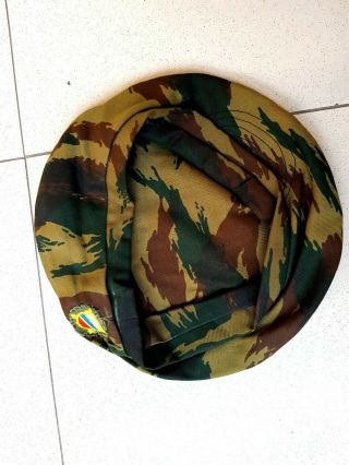 Bosnian serb army green tiger stripe camouflage cap war berret titovka 3