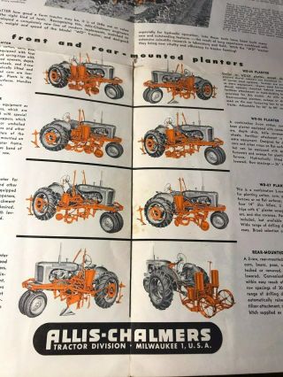 1948 Allis - Chalmers [wd] Allis - Chalmers Tractor Brochure Form Tl523 - 48