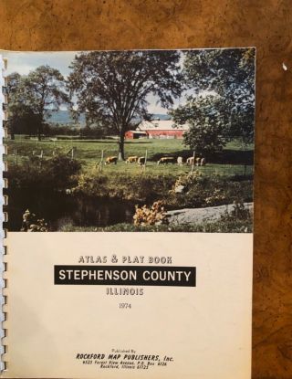 Land Atlas And Plat Book,  Stephenson County,  Illinois,  1974,  Historic Maps