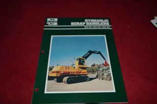Bucyrus Erie 300sh 325sh 350sh Scrap Handler Excavator Dealers Brochure Dcpa2