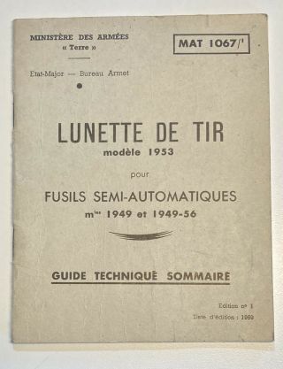 French Scope Apx L806 Model 1953 Technical Guide