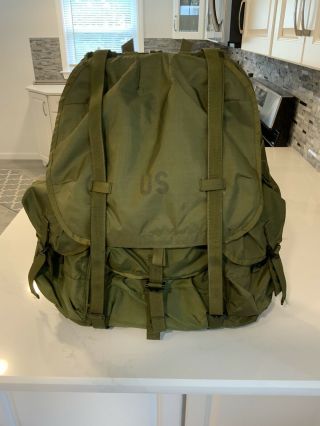 Large Us Military Alice Pack With Frame