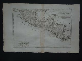 1780 Bonne Atlas Map Mexico - Spain - Ancien Mexique Ou Nouvelle Espagne