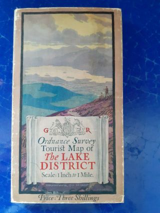Ordnance Survey Tourist Map Of The Lake District
