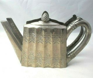 Vintage Godinger Silver Tea Pot Napkin Holder 1993