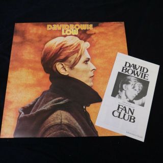 David Bowie,  Low,  Vinyl Lp,  1977 Uk 1st Press,  Fanclub,  Insert,  A1 / B1 Ex,  /ex,