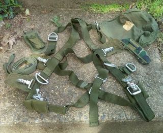 Parachute Harness,  Accessories And Equipment Bag,  Military Issue 1986