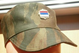 Serbia Republika Srpska Army Hat Cap Military Badge 1991 1994 Vrs Yugoslavia War