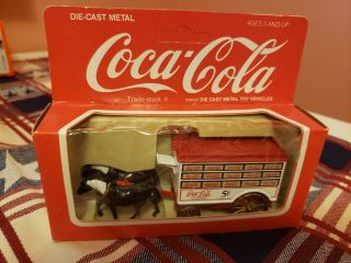 Ledo Coco Cola Die Cast Mental Toy Vechicles Horse