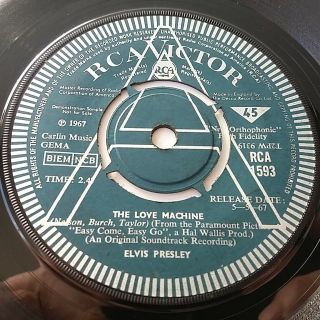Elvis Presley - You Gotta Stop / The Love Machine - Vinyl 7 " Single Rare Demo