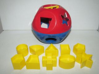 Tupperware Toy Shape O Ball Sorter With All 10 Shapes Tuppertoys 100 Complete