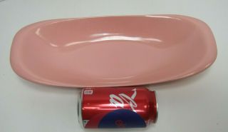 Boontonware Usa Pink Coral Dish Bowl Oval 609 Noag