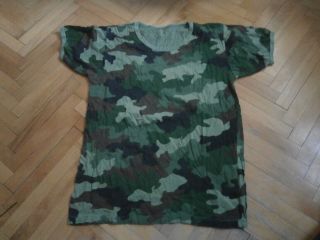 Federal Yugoslav Army (1992 - 2006) Camouflage T - Shirt