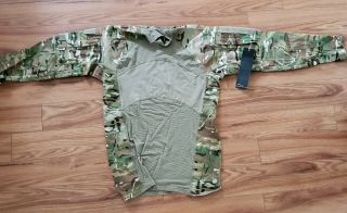 Military Massif Multicam Fr Army Combat Shirt Large Flame Resist Acu /w Tags