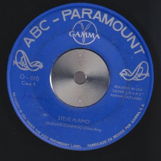STEVE ALAIMO stand by me / everybody do the SKA POPCORN «listen» Ben E.  King MEX 2