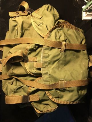 Us Military Od Nylon Medium Alice Pack Field Lc1 Rucksack Only Olive Green