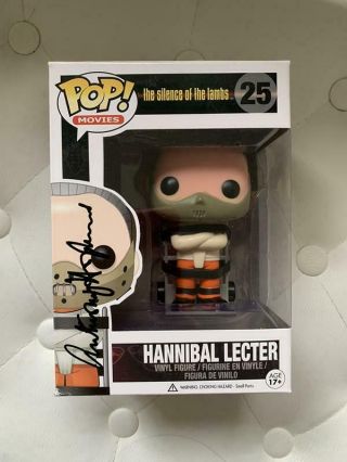 Anthony Hopkins Hannibal Lecter Silence Of The Lambs 25 Signed Funko Pop