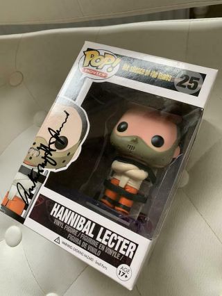 Anthony Hopkins Hannibal Lecter SIlence of the Lambs 25 Signed Funko Pop 2