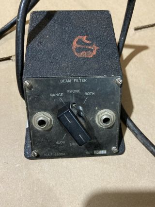 Wwii Signal Corps U.  S.  Navy Audio Beam Filter N.  A.  F 68304