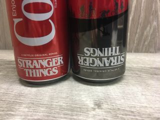 Stranger Things Coca - Cola & Coke Zero 1985 Limited Edition Cans 16oz 2