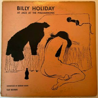 Billie Holiday - " At Jazz At The Philharmonic " - 10 " Dg Mono [clef Mgc - 169] 1955