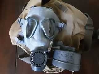 Finnish Army Military Gas Mask Protection Surplus Respirator W Bag And Filter