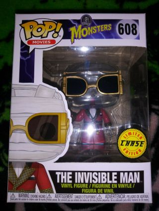 Funko Pop " Movies " Universal Monsters The Invisible Man Chase In - Hand Fast Ship