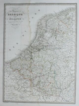 Europe; Netherlands,  Belgium,  Holland - Lapie - 1833
