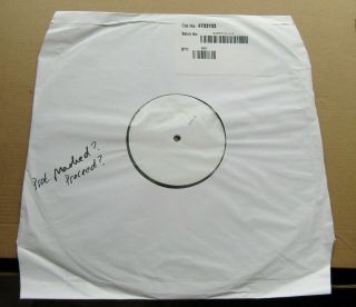 Bon Jovi U.  K.  Unreleased Test Pressing Lp Vinyl Rare Near