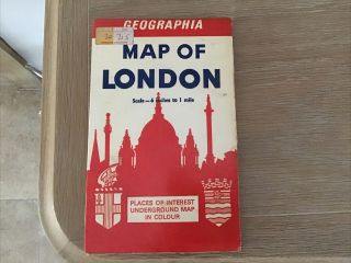 Vintage Street Map Of London