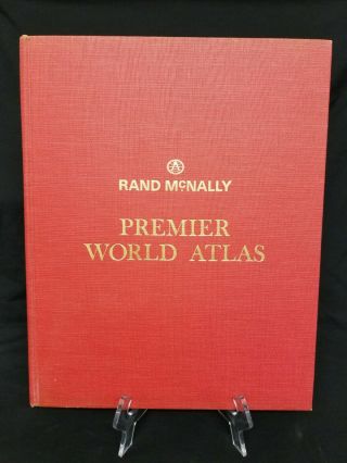 Vintage 1965 Rand Mcnally Premier World Atlas