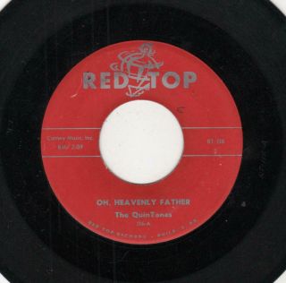 York,  Pa.  Doowop - Quin Tones - Oh,  Heavenly Father/i Watch The Stars - Red Top 116