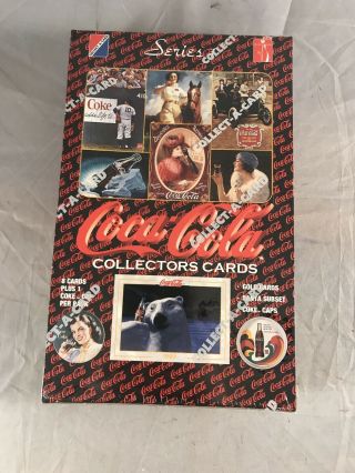 1993 Coca - Cola Collectors Cards Series 1 Box Factory
